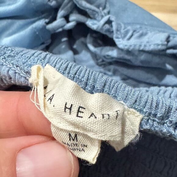 Pacsun LA Hearts Hearts Lace Up Bustier Crop Top Women’s Medium - Picture 4 of 4